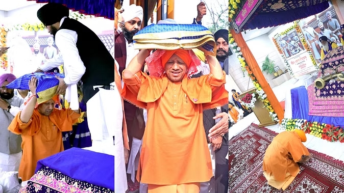 उत्तर प्रदेश: सीएम योगी आवास पर गुरुवाणी, अरदास और लंगर का आयोजन, सिख परंपराओं को किया नमन