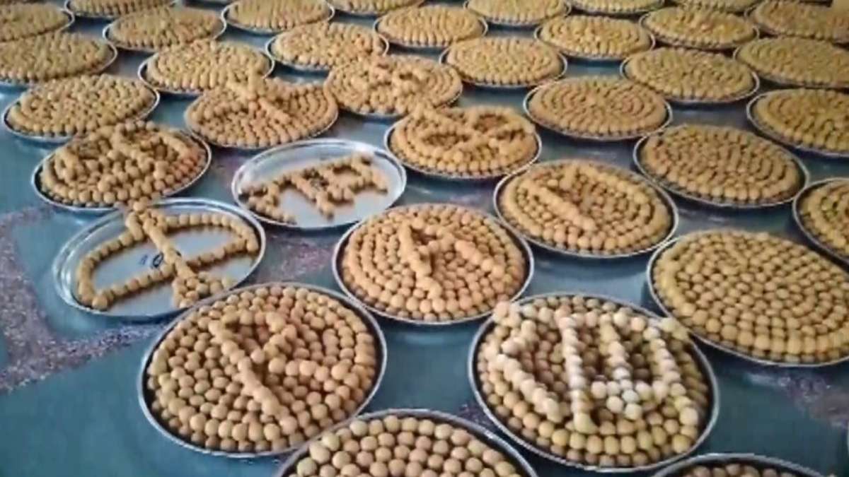 अयोध्या: राम मंदिर उद्घाटन के लिए 45 टन घी से बने लड्डू