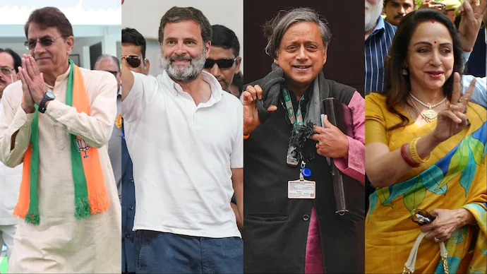 लोकसभा चुनाव 2024 के दूसरे चरण में प्रमुख दावेदार: राहुल गांधी, शशि थरूर, हेमा मालिनी और अन्य