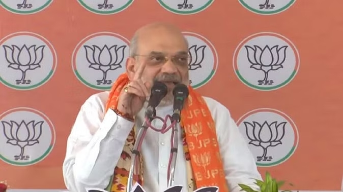 अमित शाह ने विपक्षी गठबंधन पर निशाना साधा, ‘जरा भी गलती की तो राममंदिर पर बाबरी नाम का ताला लग जाएगा’