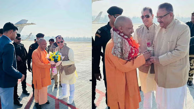 तीन दिवसीय दौरे पर उत्तराखंड पहुंचे सीएम योगी, भतीजी की शादी में होंगे शामिल, पैतृक गांव में करेंगे धार्मिक और सामाजिक कार्यक्रम