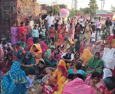 जीवित्पुत्रिका पर्व पर माताओं ने रखा निर्जला व्रत, संतान के मंगल की कामना